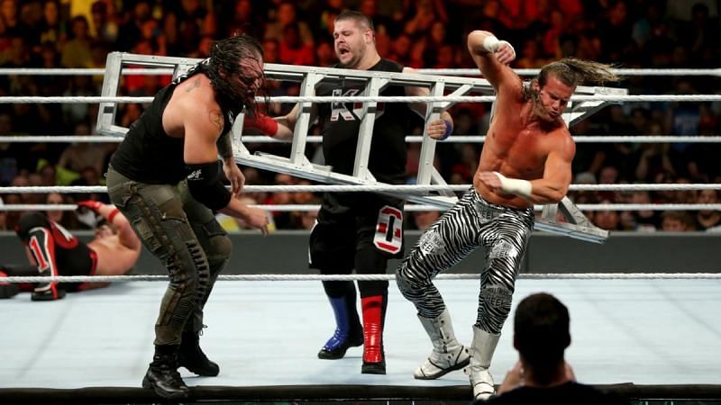 Owens has appeared in the iconic Ladder match three times.